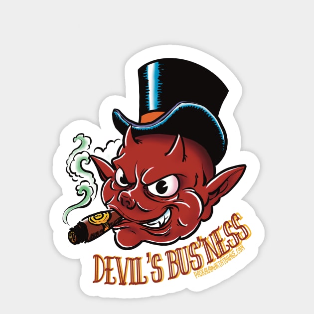 devil s bus ness Sticker by Paskalamak